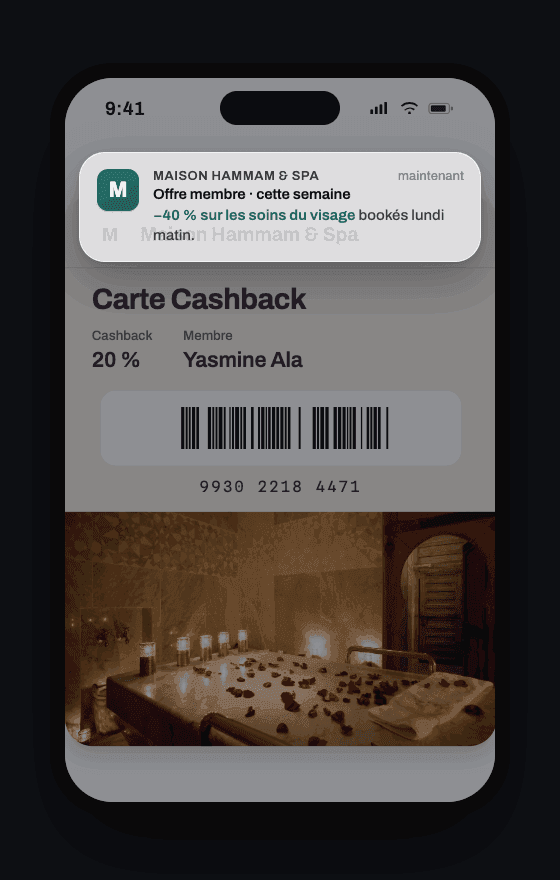 Notification — canal direct avec ses clients